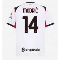 AC Milan Luka Modric #14 Vonkajší futbalový dres 2025-26 Krátky Rukáv